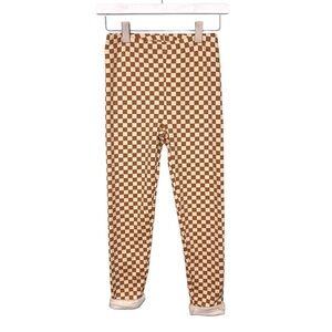 Gap Kids Checkered Cozy Fleece Leggings